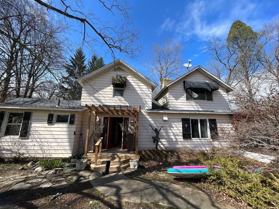 Wooded Lot Repaint before