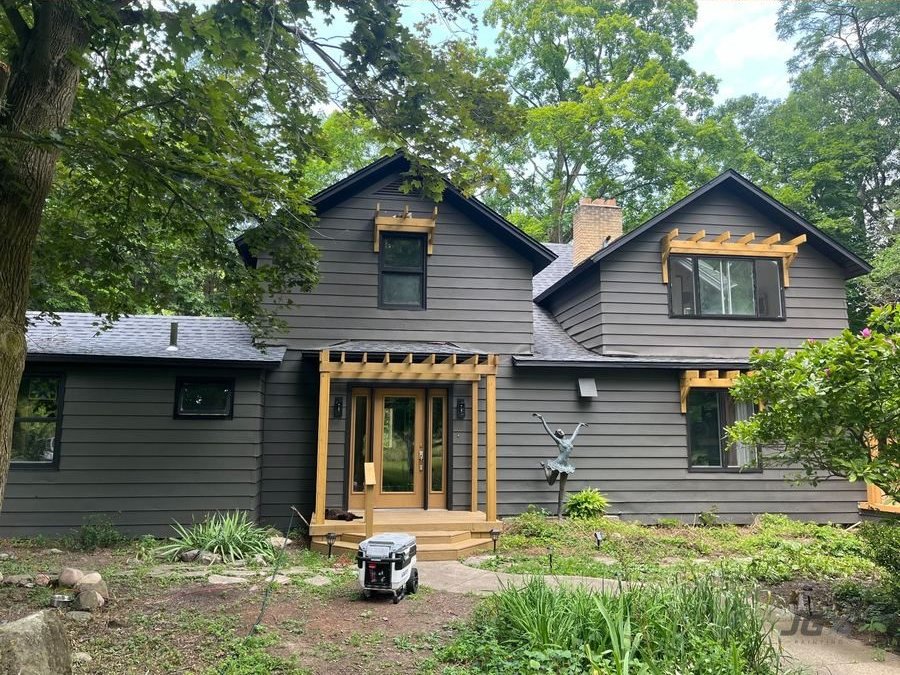 Wooded Lot Repaint after